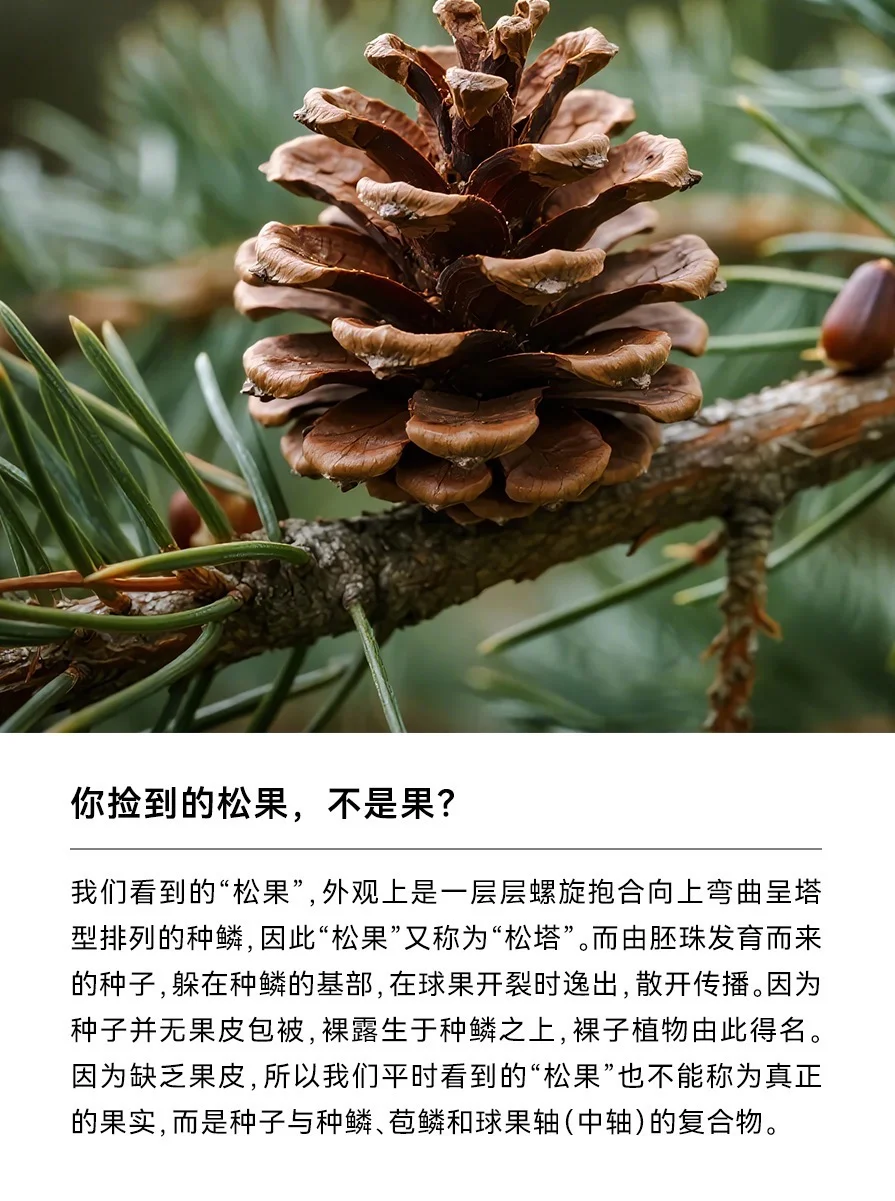 你捡到的松果，不是果?