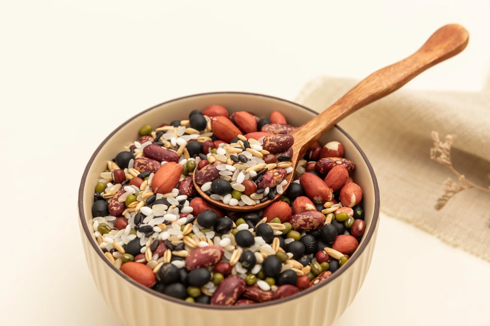 有“十种谷物”搭配的十谷米