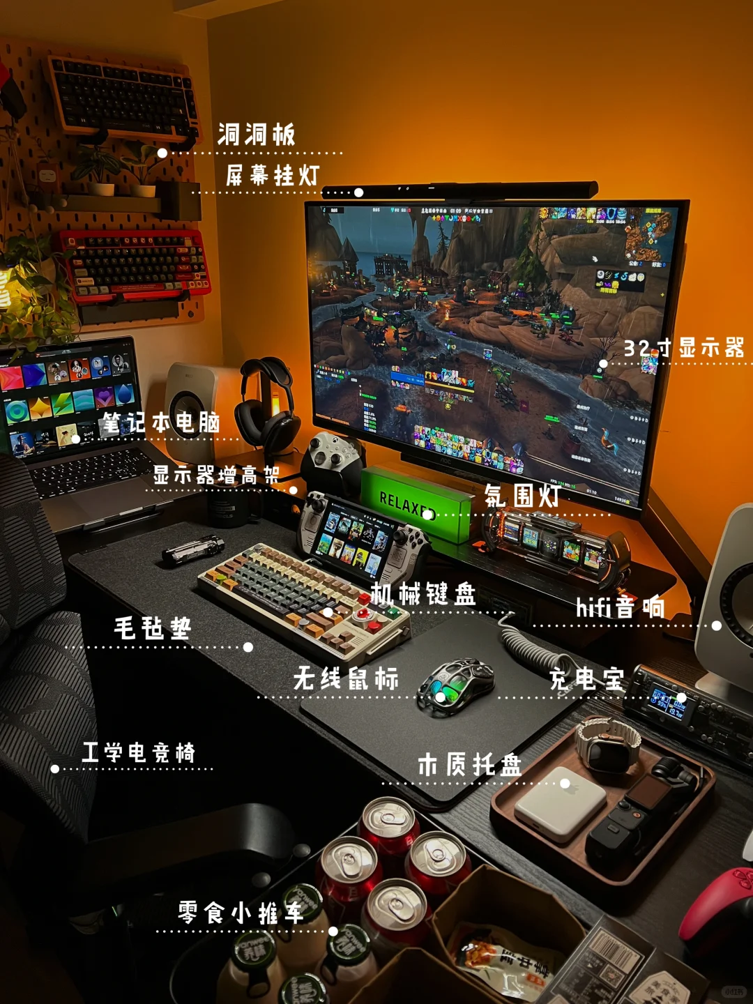 电竞房该怎么布置？不会就照着抄吧！