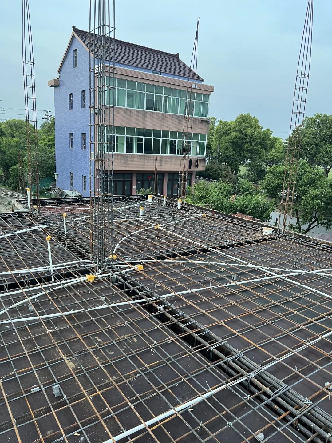 45万｜浙江农村三层半自建房毛坯主体完工！