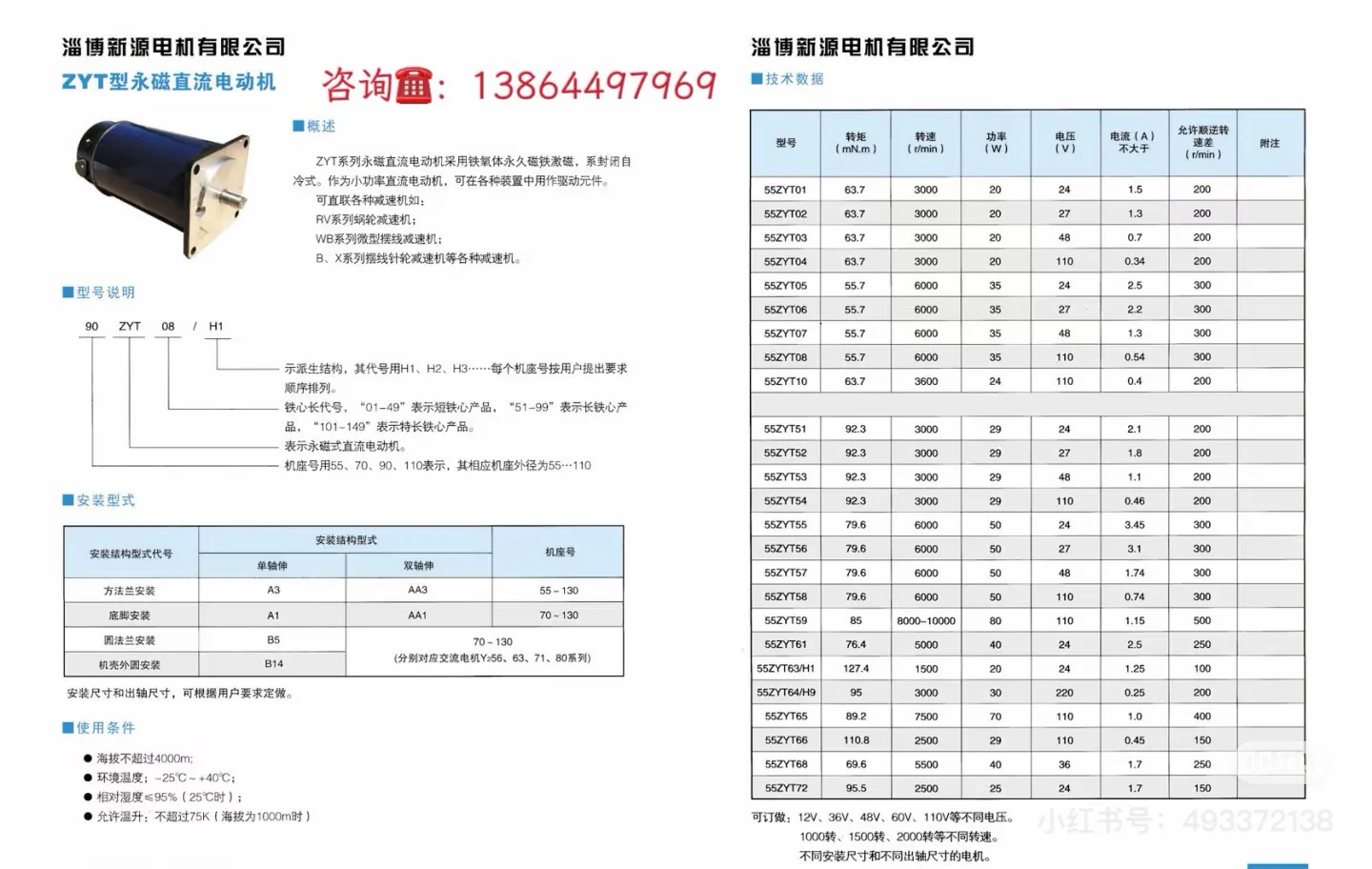 各种电机型号，应有尽有~