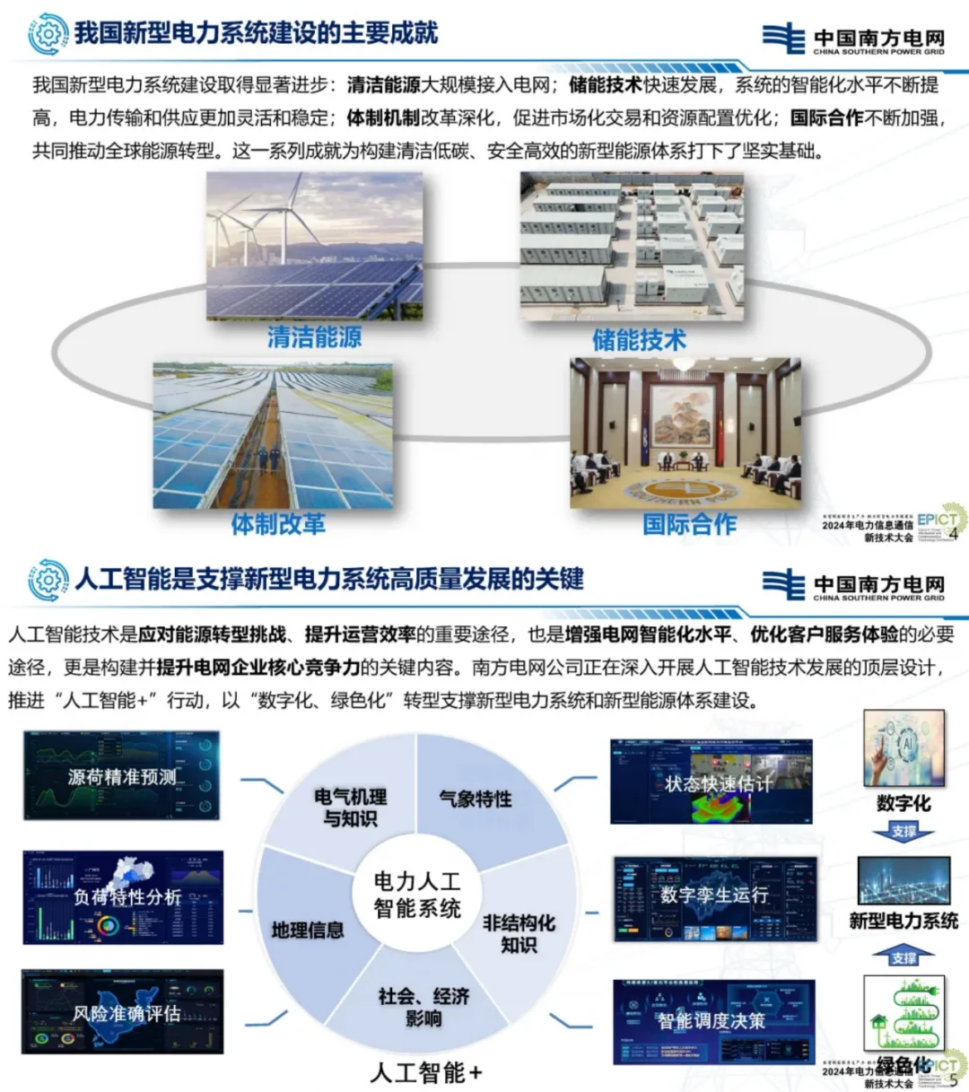 南网电网首席人工智能官最新演讲讲了什么？