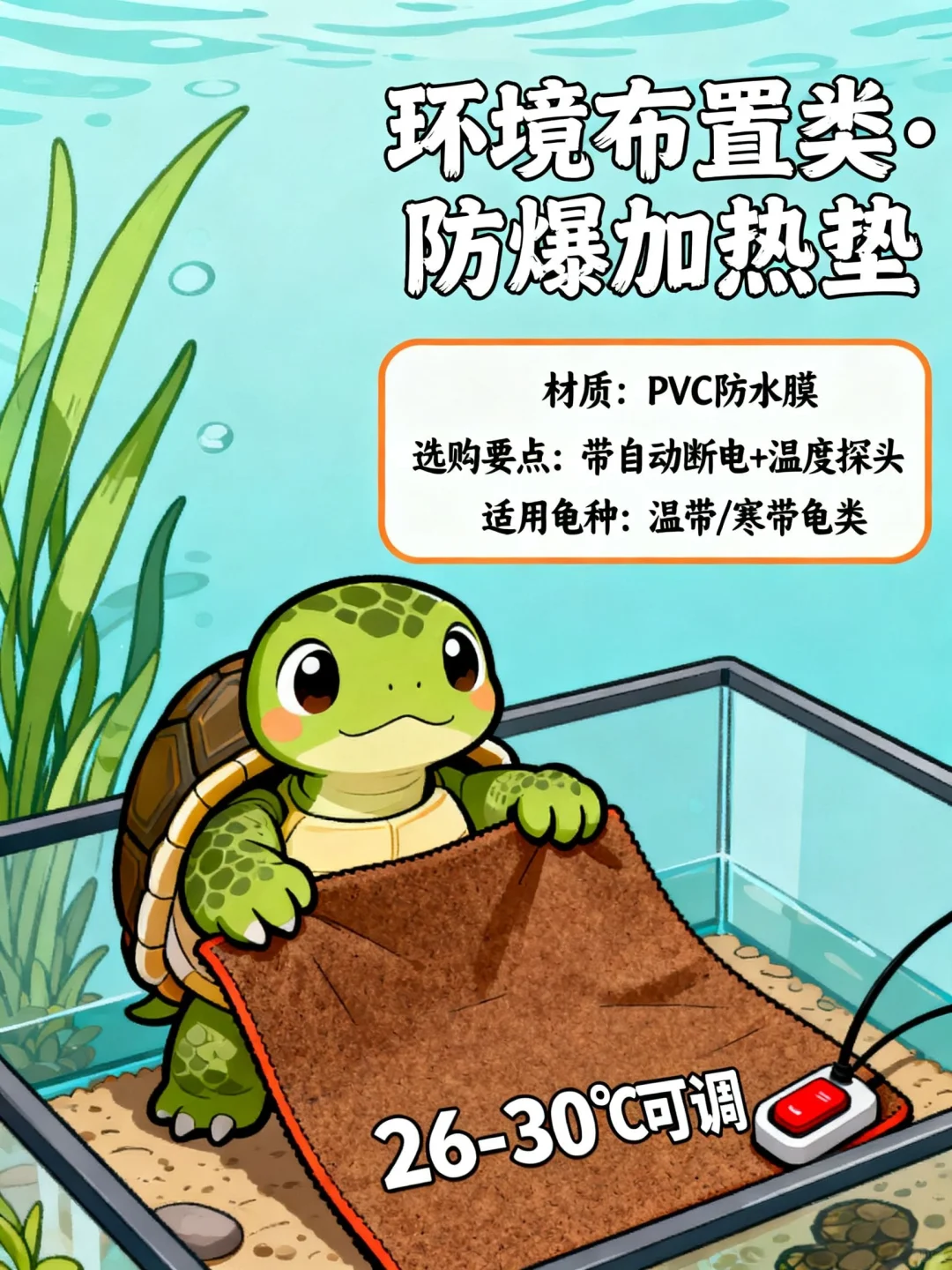 ?新手养龟不翻车！8件神器公开