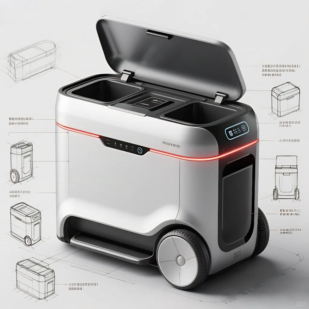 会说话会跑的垃圾桶你见过吗？小兜登场！