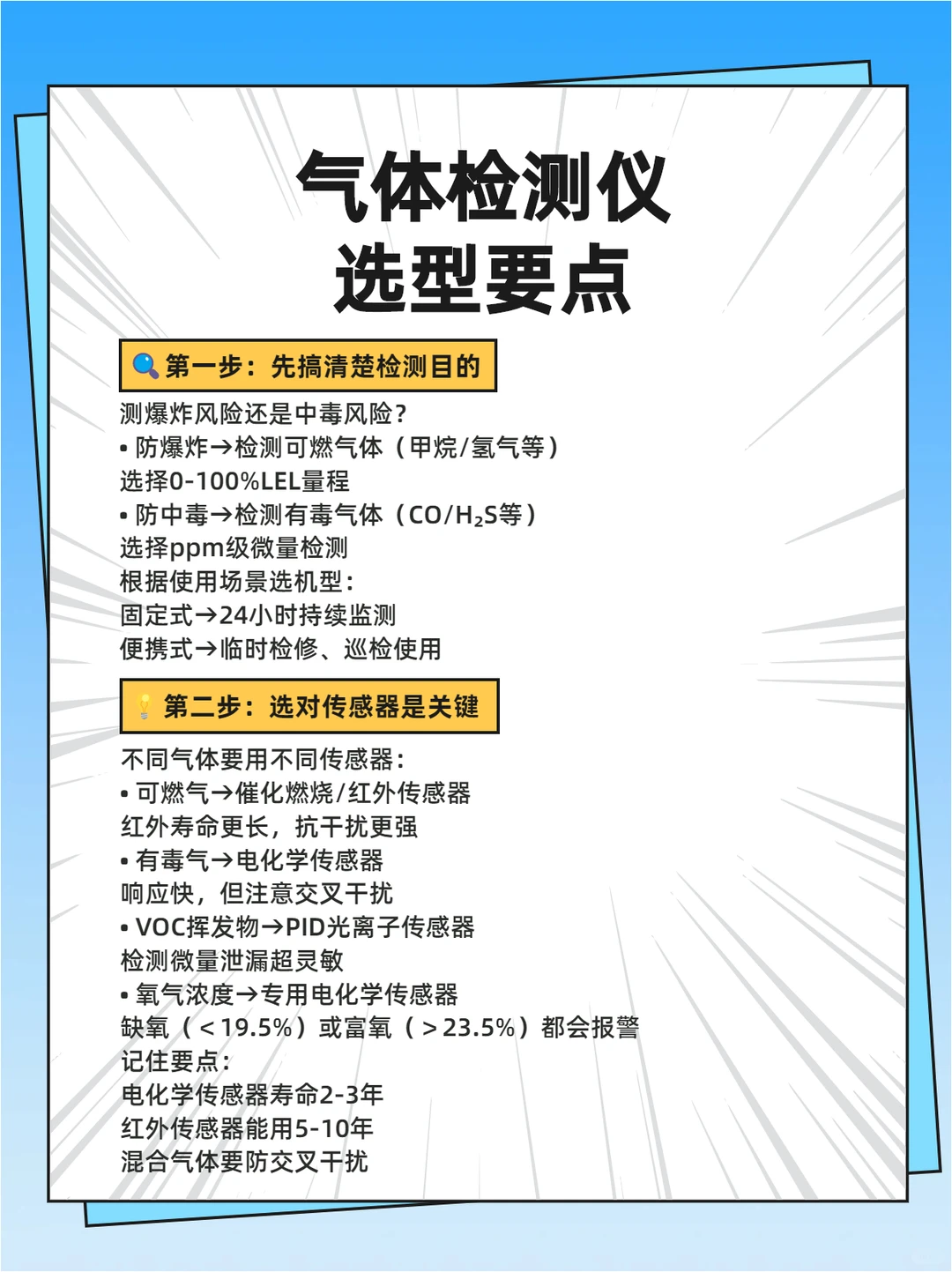 【气体检测仪选型指南｜3步搞定安全生产】