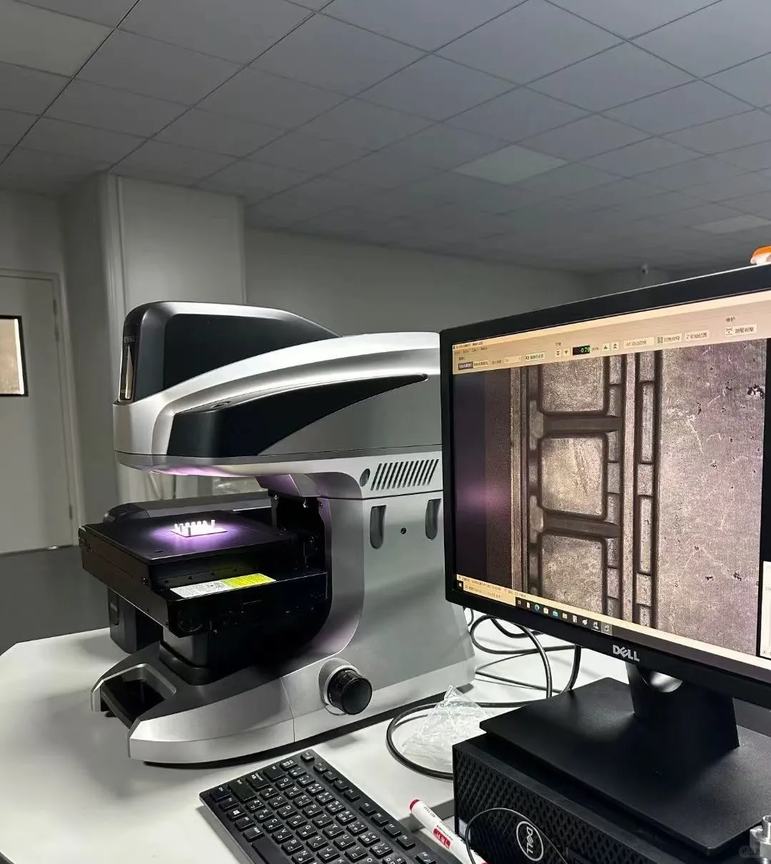 基恩士VR5200轮廓仪测样效果图