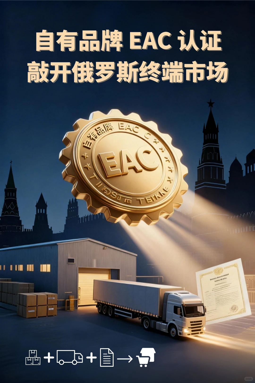 自有品牌 EAC 认证，敲开俄罗斯终端市场