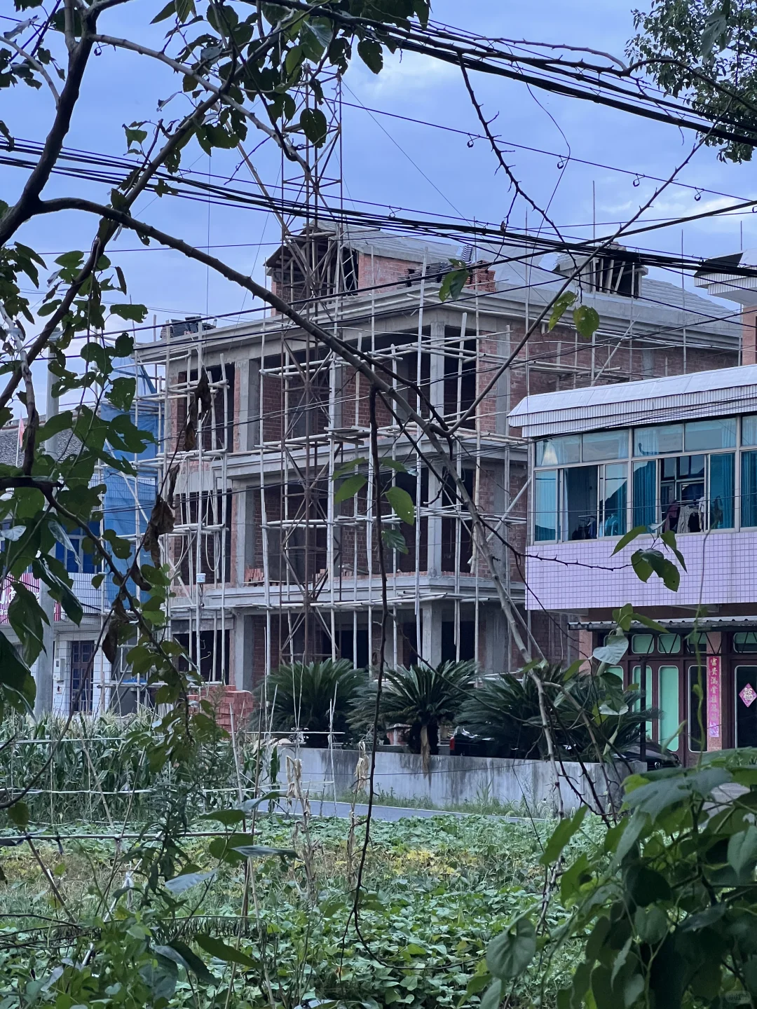 45万｜浙江农村三层半自建房毛坯主体完工！