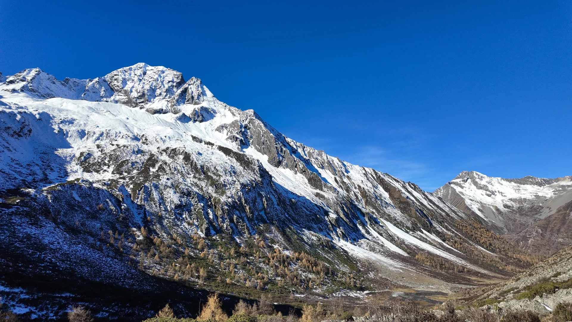 11.11大二普三海子徒步！彩林与雪山交汇