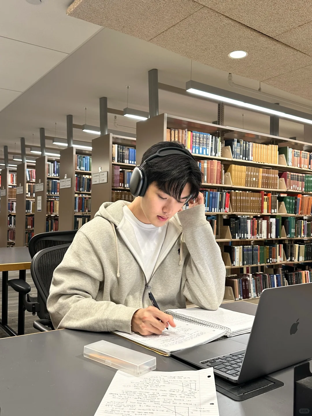 ??midtermweek｜图书馆自习的一天