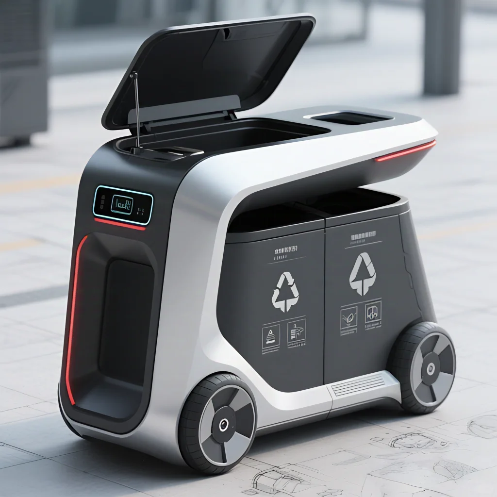 会说话会跑的垃圾桶你见过吗？小兜登场！