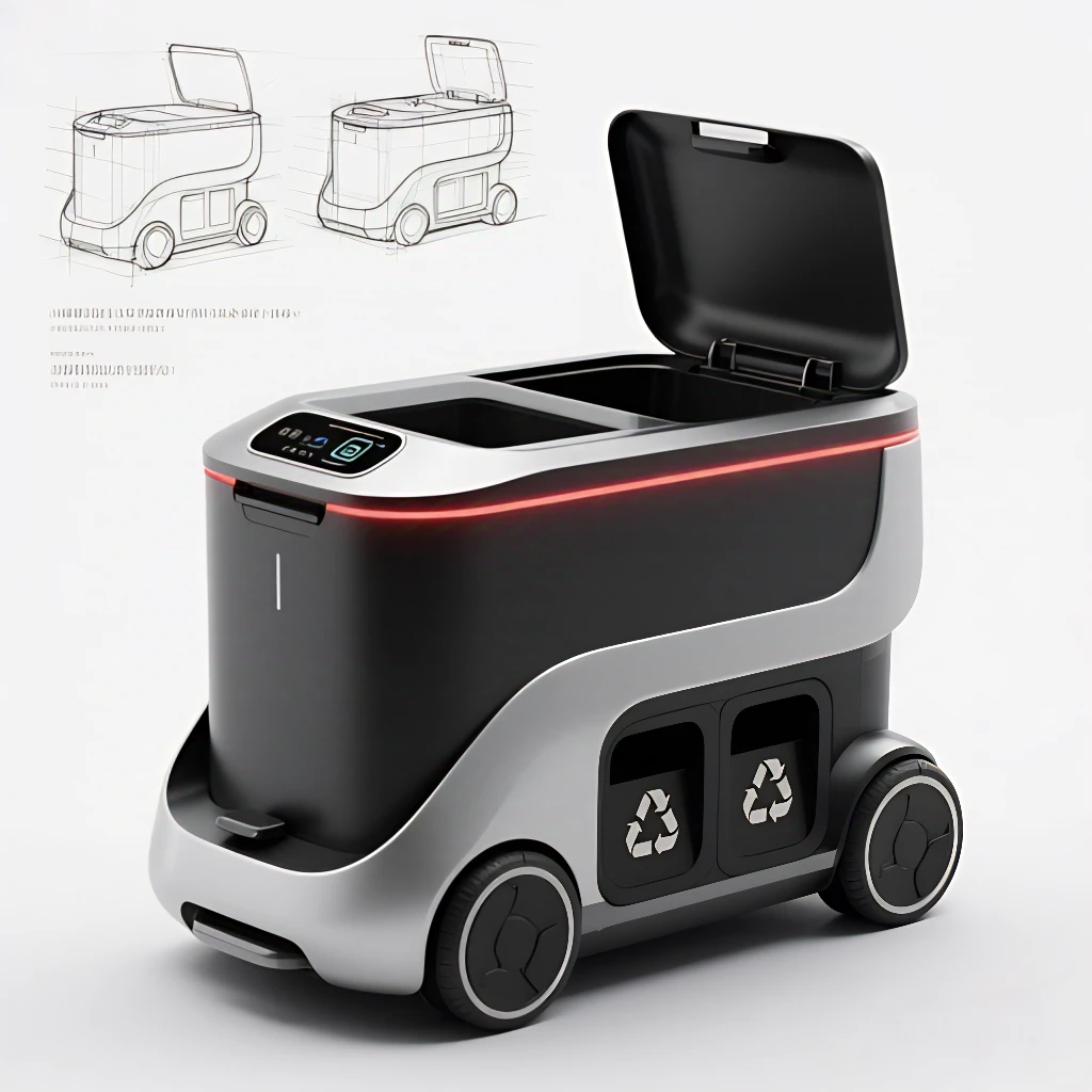 会说话会跑的垃圾桶你见过吗？小兜登场！