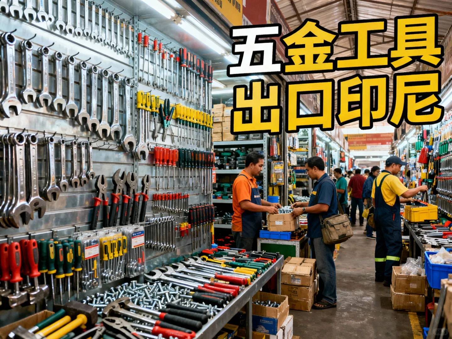 五金工具出口印尼｜基建狂潮的物流伙伴