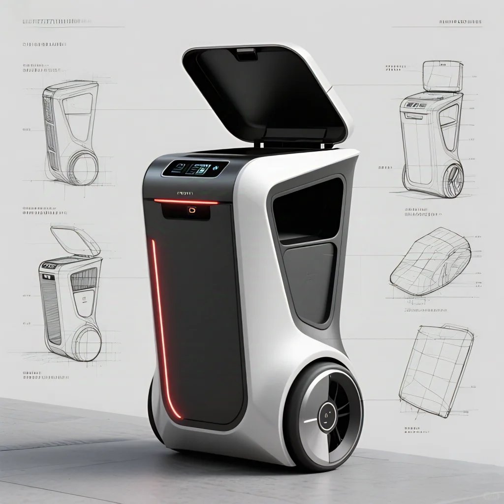 会说话会跑的垃圾桶你见过吗？小兜登场！