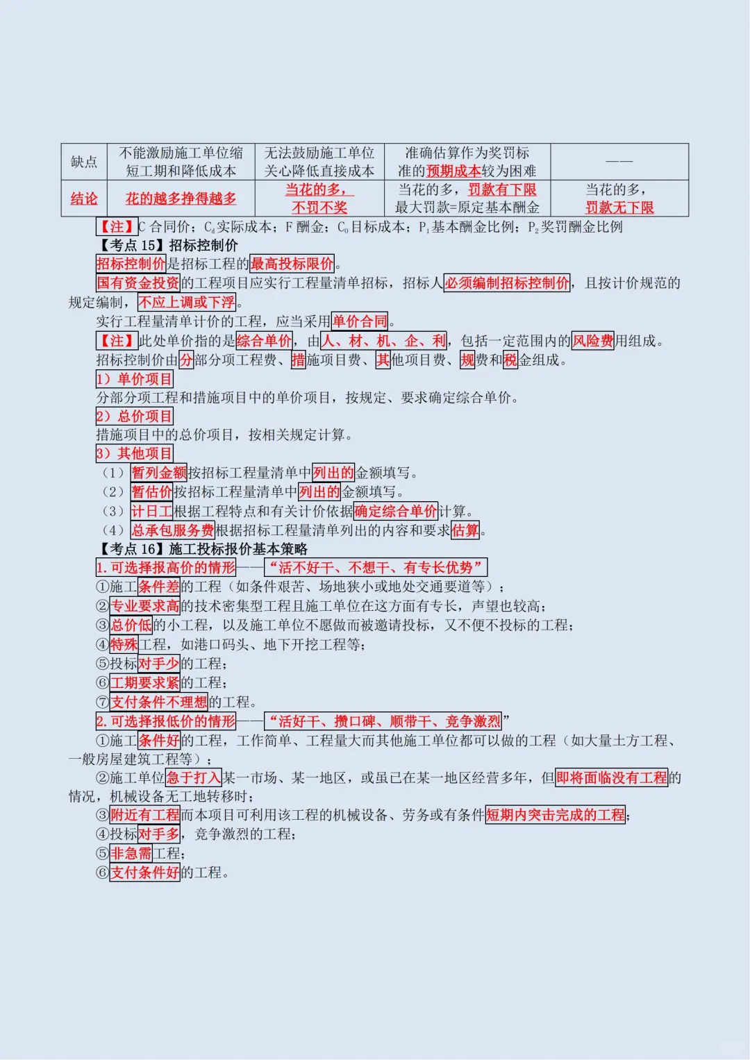 2025一建《管理》宿吉南60个必背考点汇总