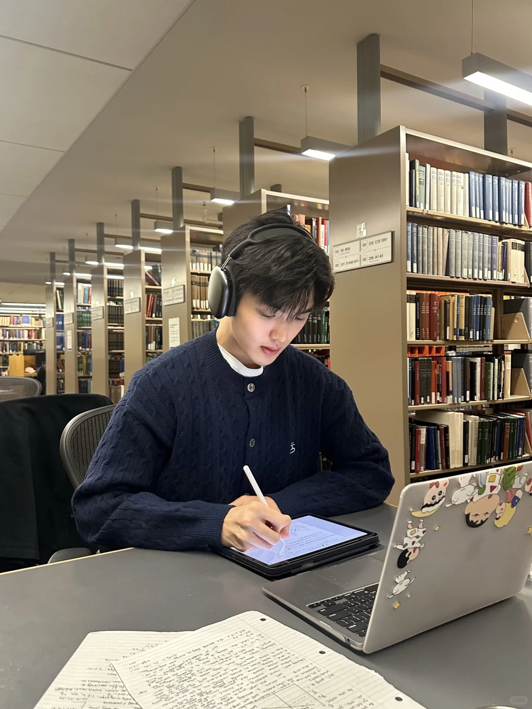 ??finalweek｜在图书馆学了一整天