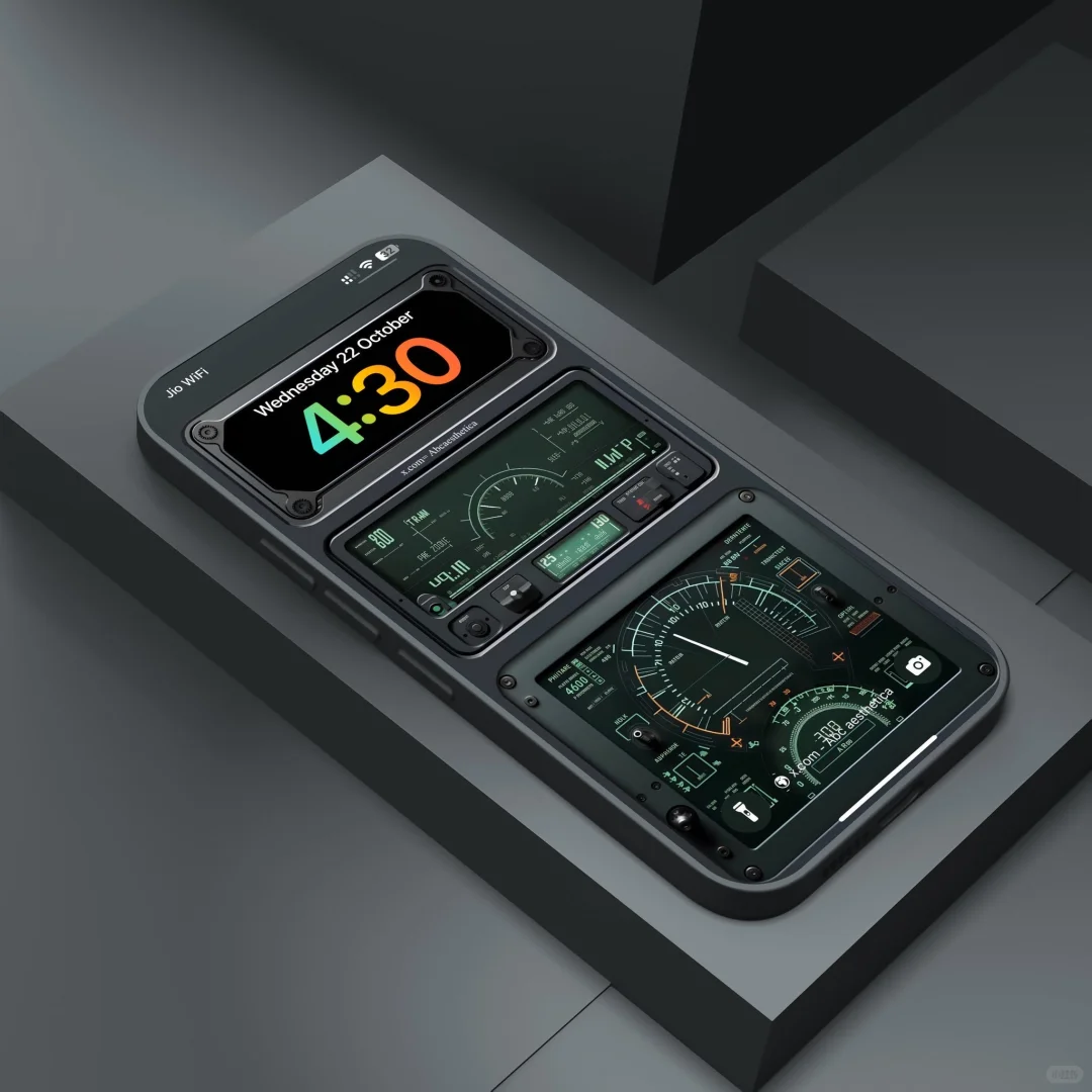 当手机变成一台飞行仪表盘，未来感瞬间拉满