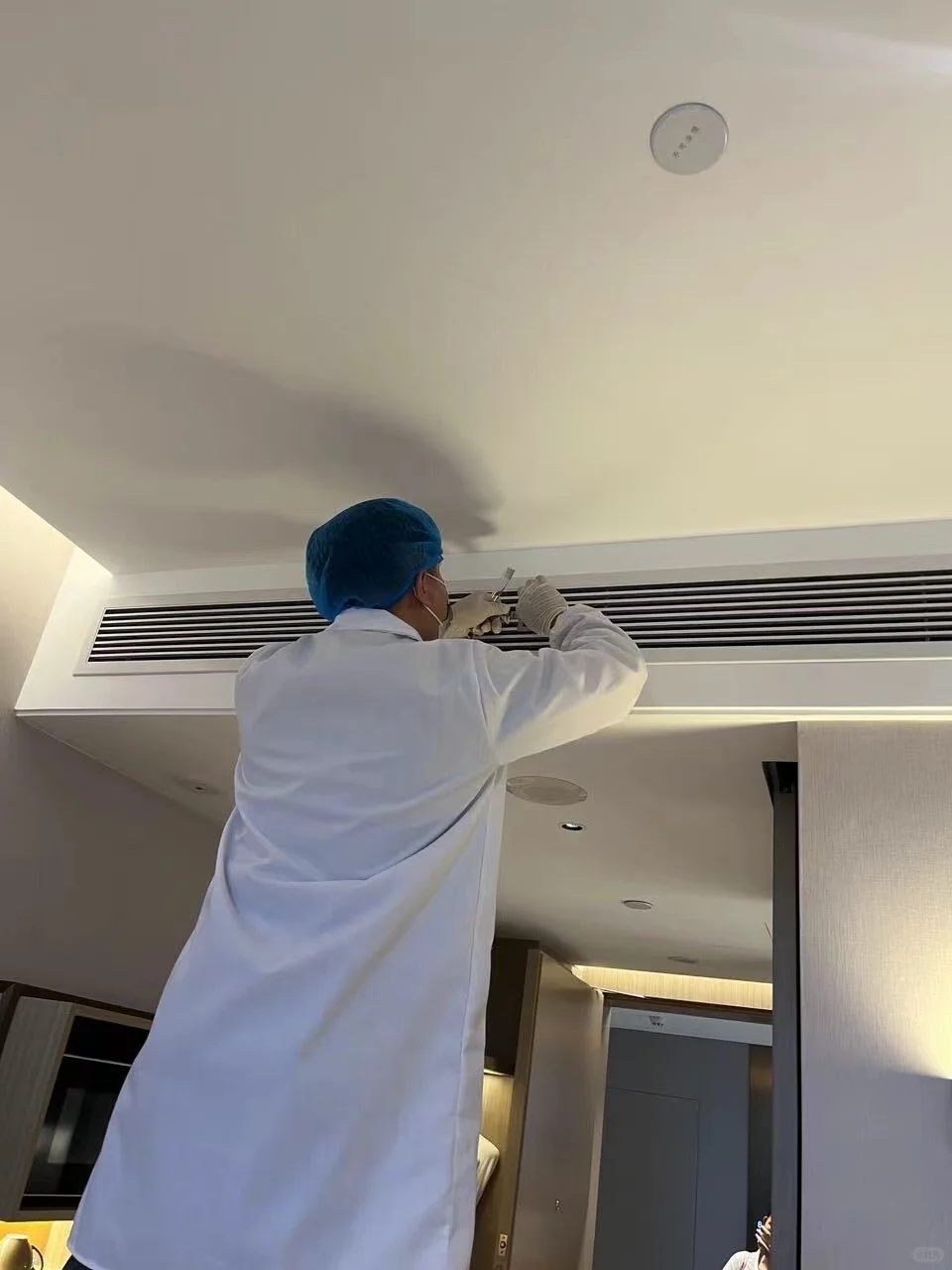 酒店公共卫生检测现场