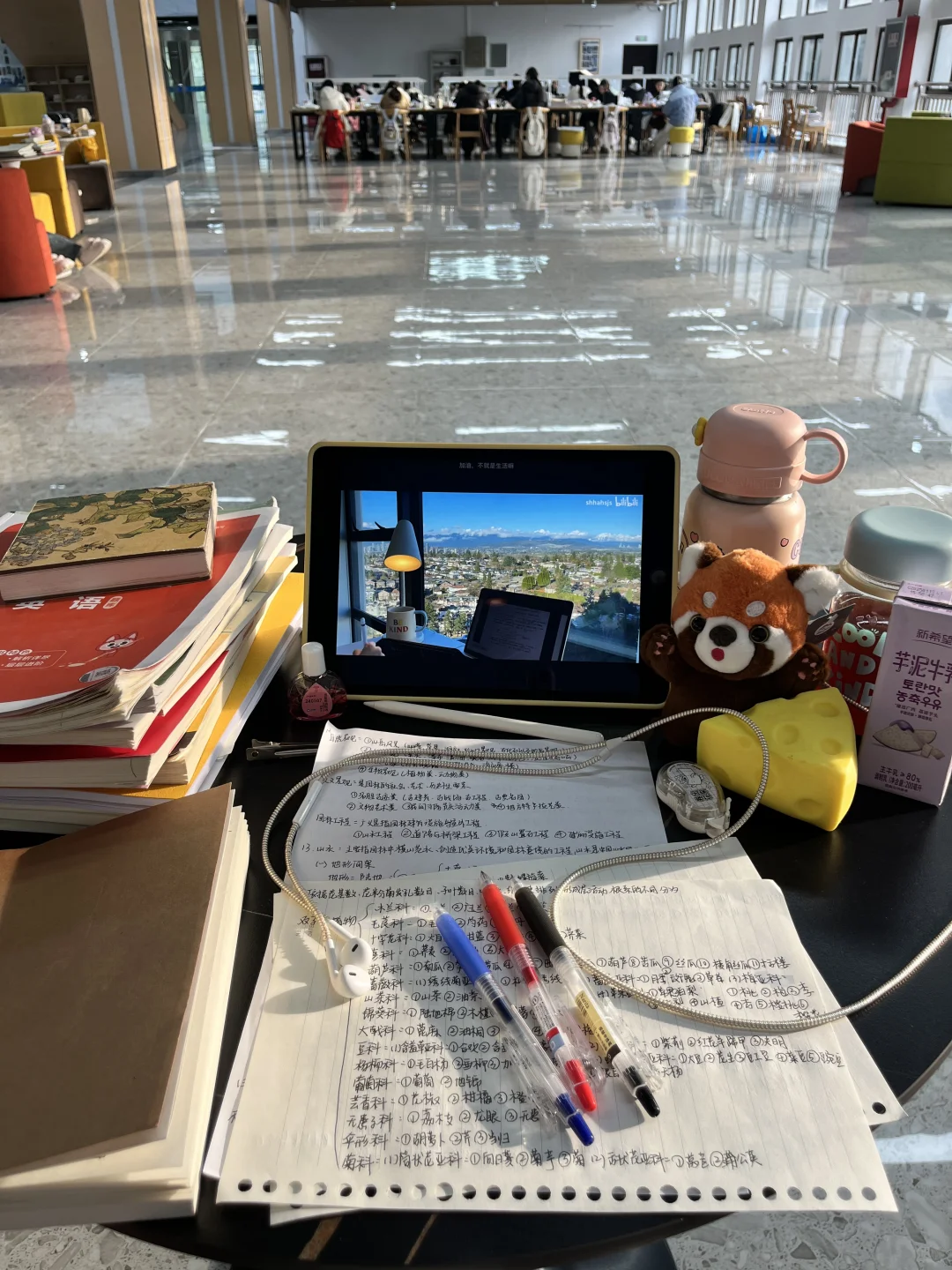 就在图书馆这样学学学（9h）