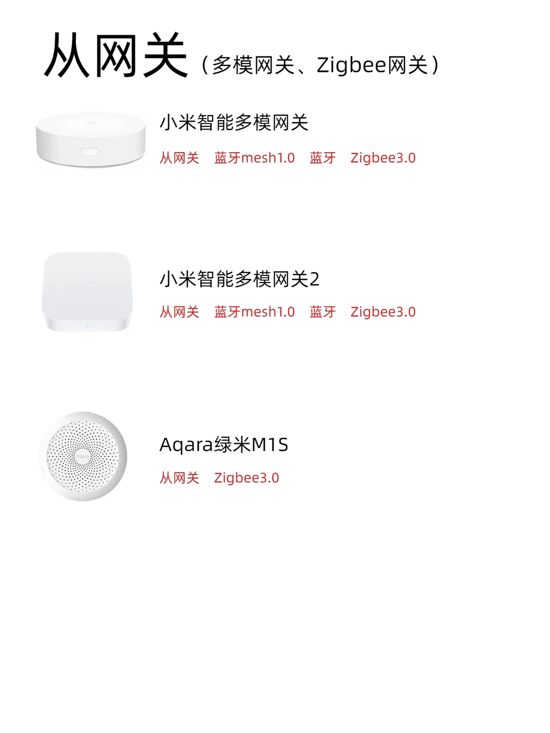 小米众多网关型设备应该怎么选？