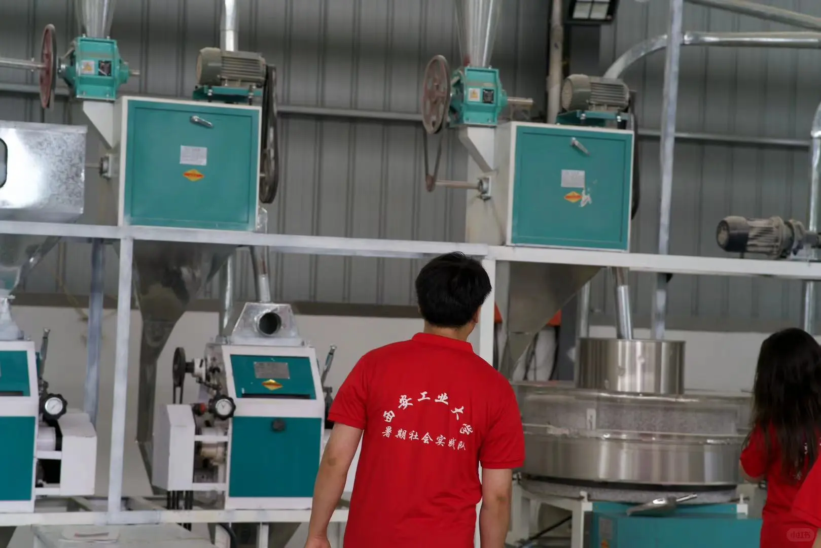 走进小麦加工基地