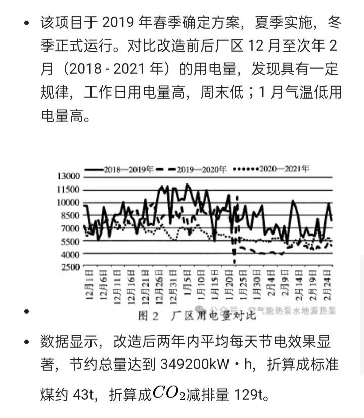 利用厂区余热改造水源热泵的实例剖析