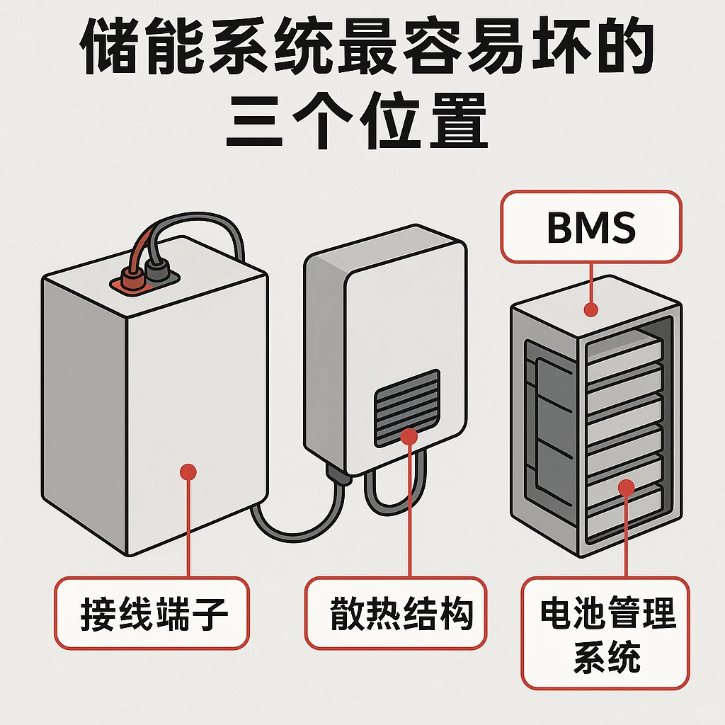 一个储能系统最容易坏的是哪个部件？