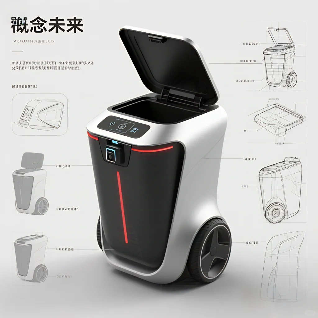 会说话会跑的垃圾桶你见过吗？小兜登场！