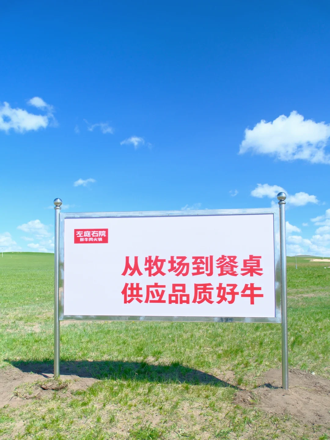 要让所有人都知道，整片牧场都为你承包了❗