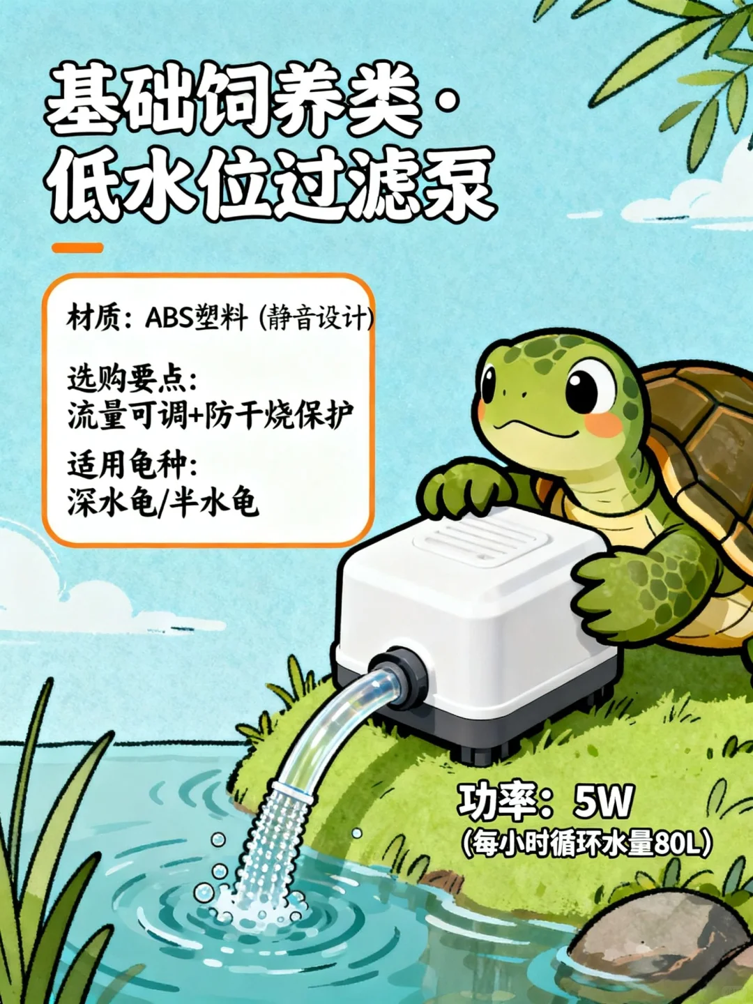 ?新手养龟不翻车！8件神器公开