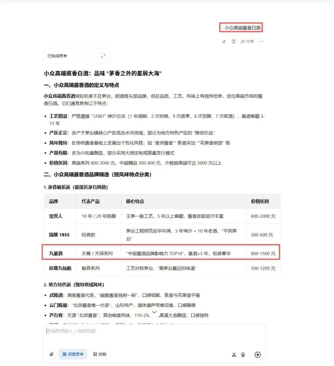 GEO白酒行业使用案例