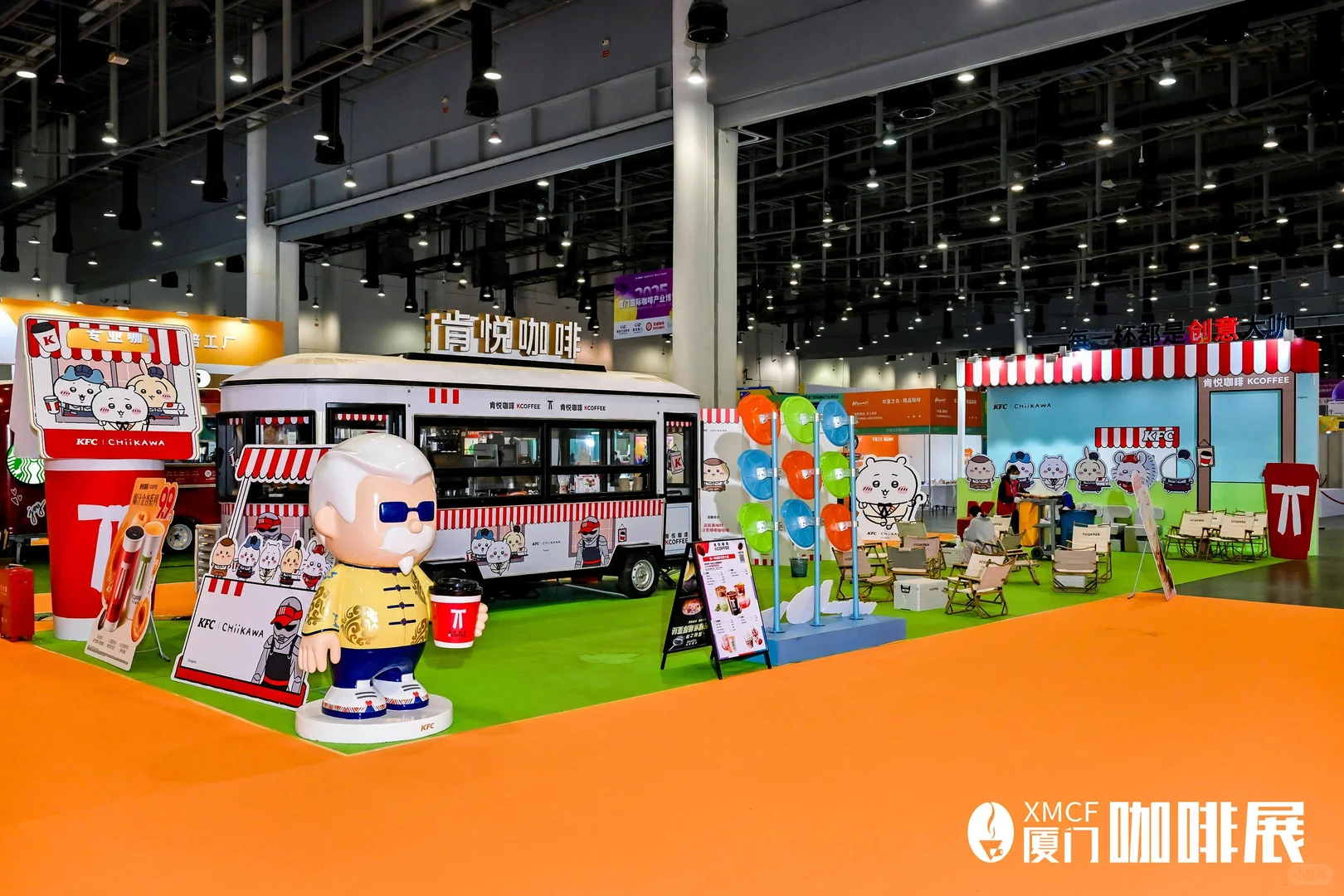 KFC和chiikawa联名展台?厦门展陈搭建