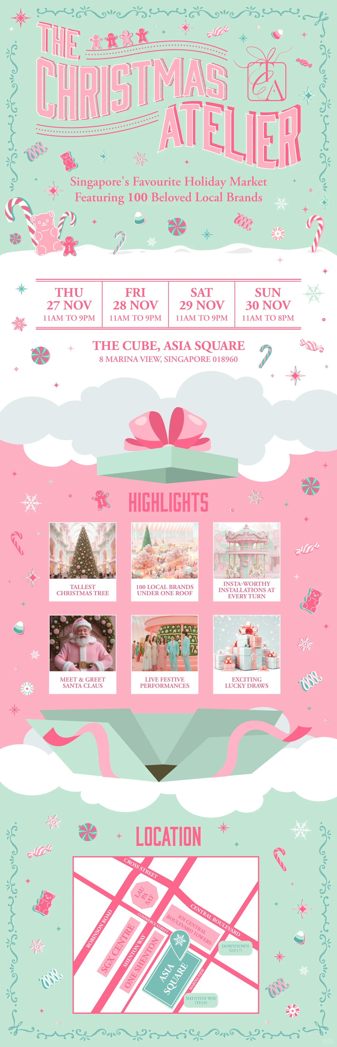 ??｜市中心牛马午休必逛的梦幻圣诞展会?