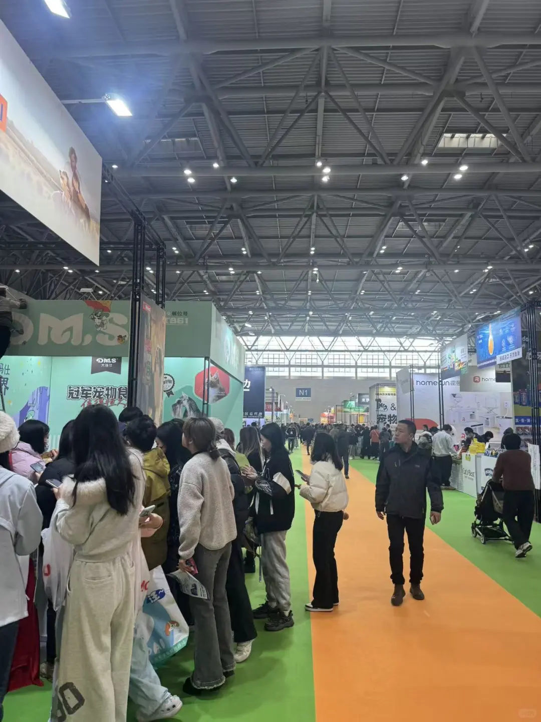 国博宠展不是很大！