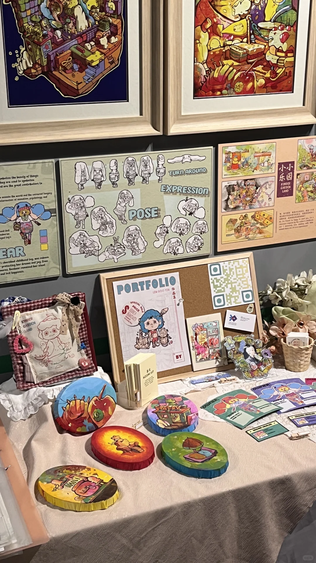 ??我的插画毕业展顺利开幕啦