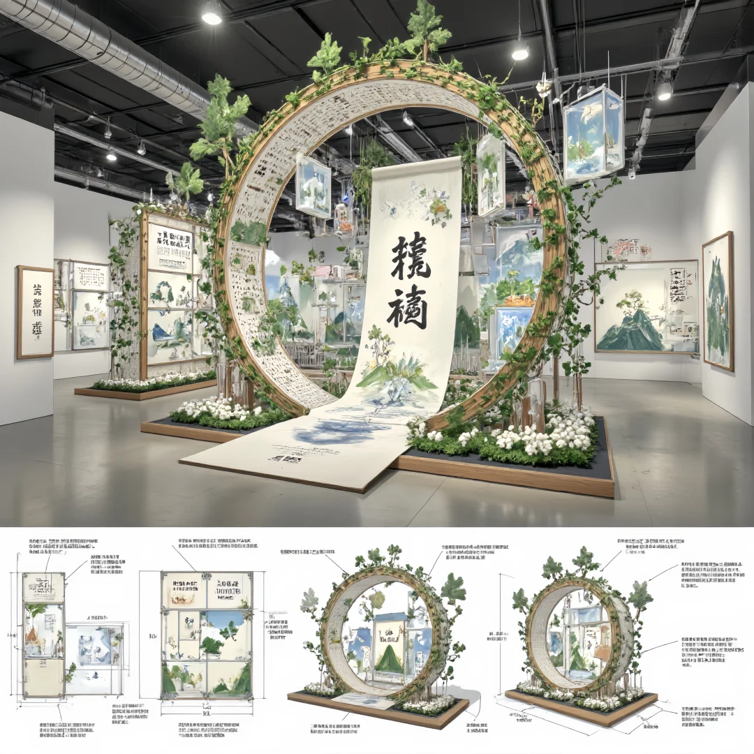 ✨当传统东方美学撞上当代艺术装置