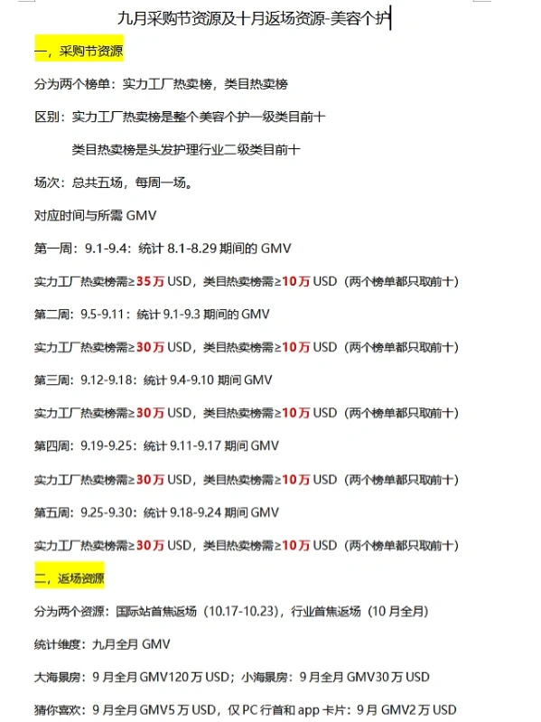 采购节最全资源