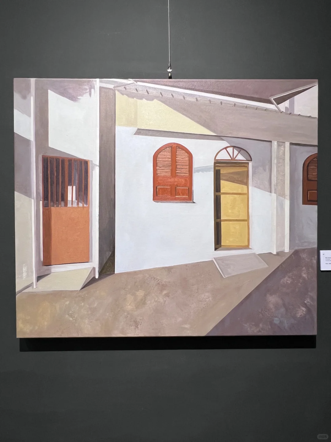 ??沉浸式参观美女画家黄丽娴的个人画展?