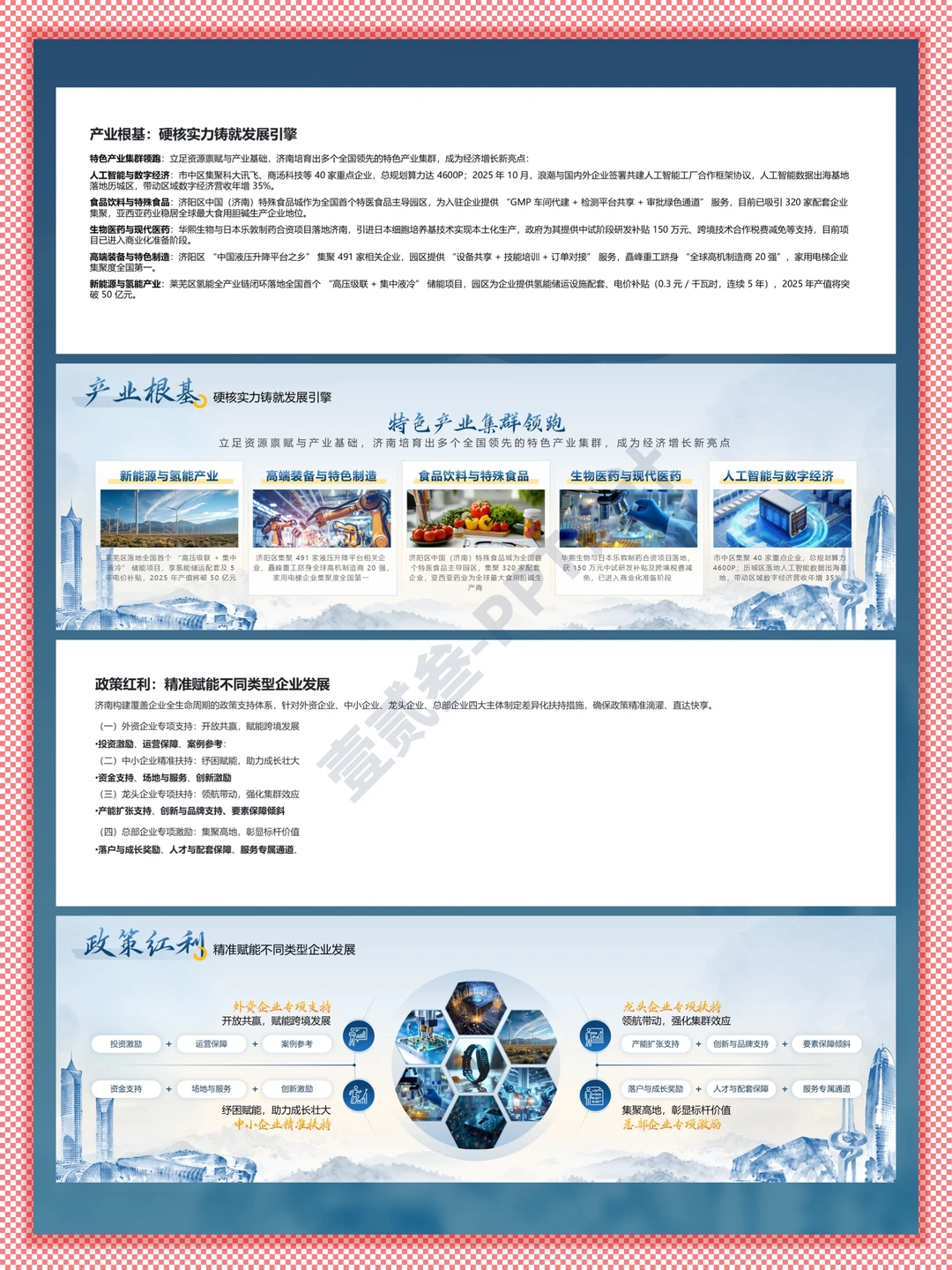 ?济南招商推介会 PPT｜直接拿捏高级感