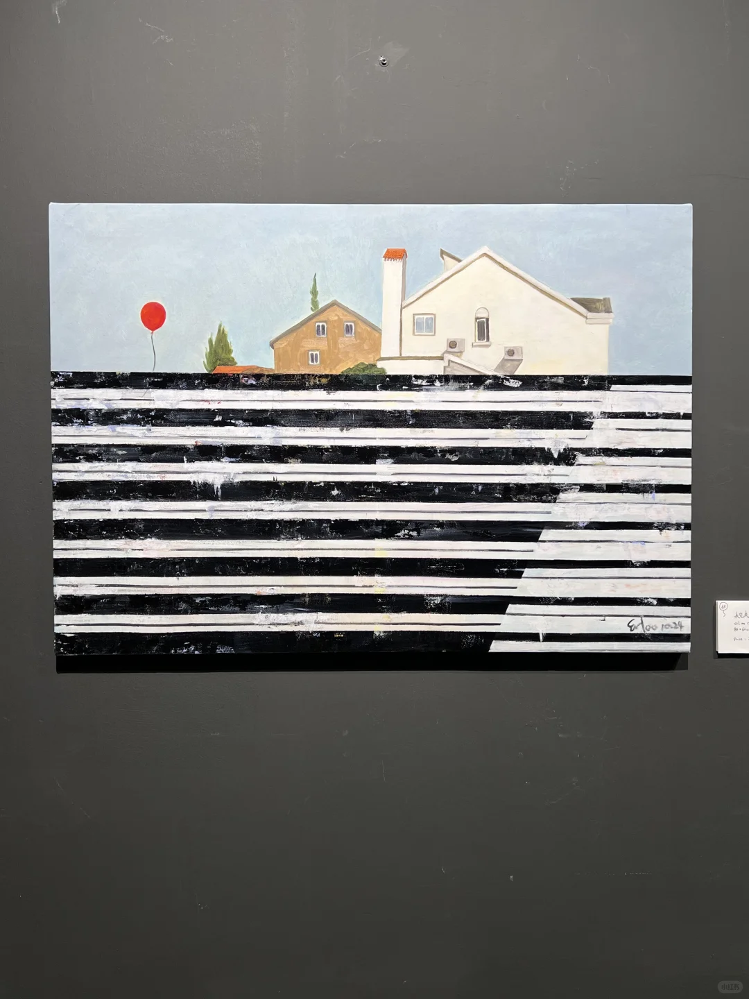 ??沉浸式参观美女画家黄丽娴的个人画展?