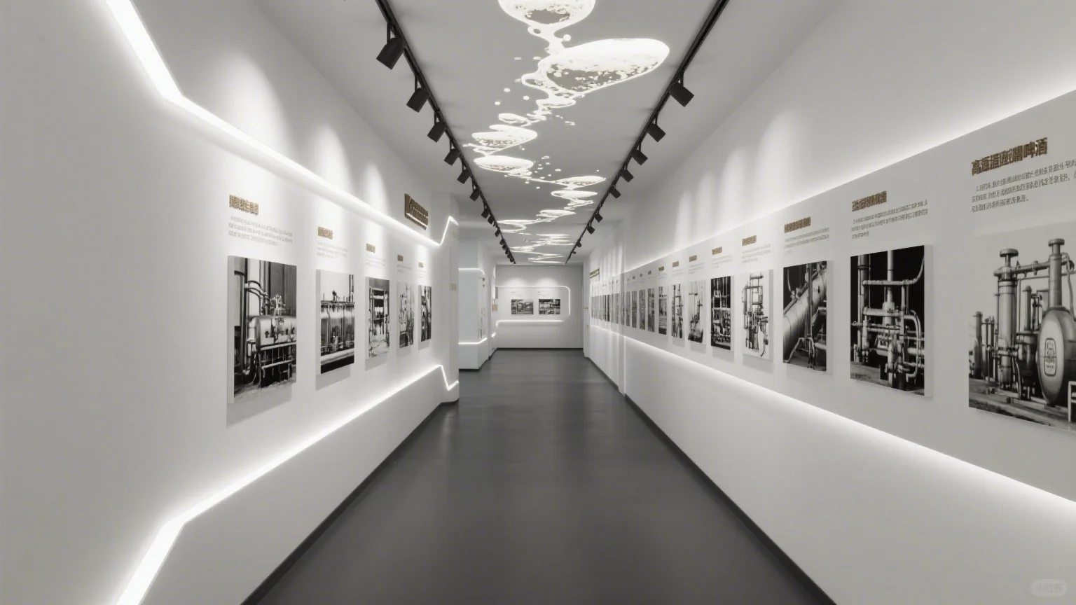 邂逅极简美学文化展览长廊