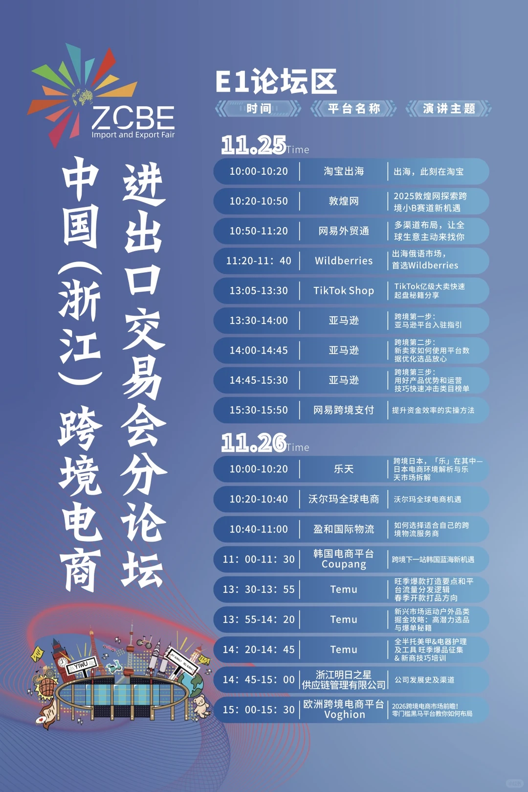 救命!11.25-27义乌的跨境大会也太顶了!?