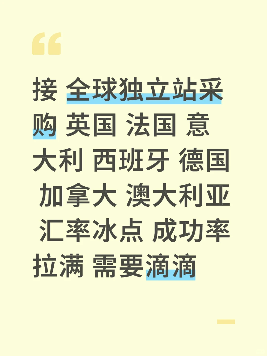 接全球独立站采购 成功率拉满
