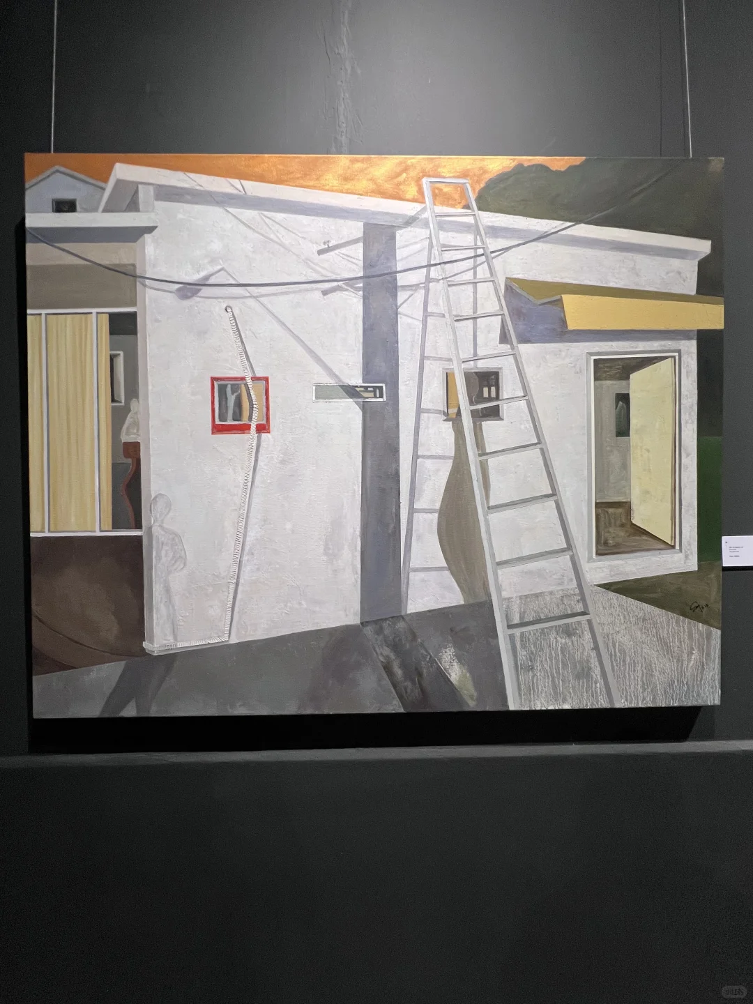 ??沉浸式参观美女画家黄丽娴的个人画展?