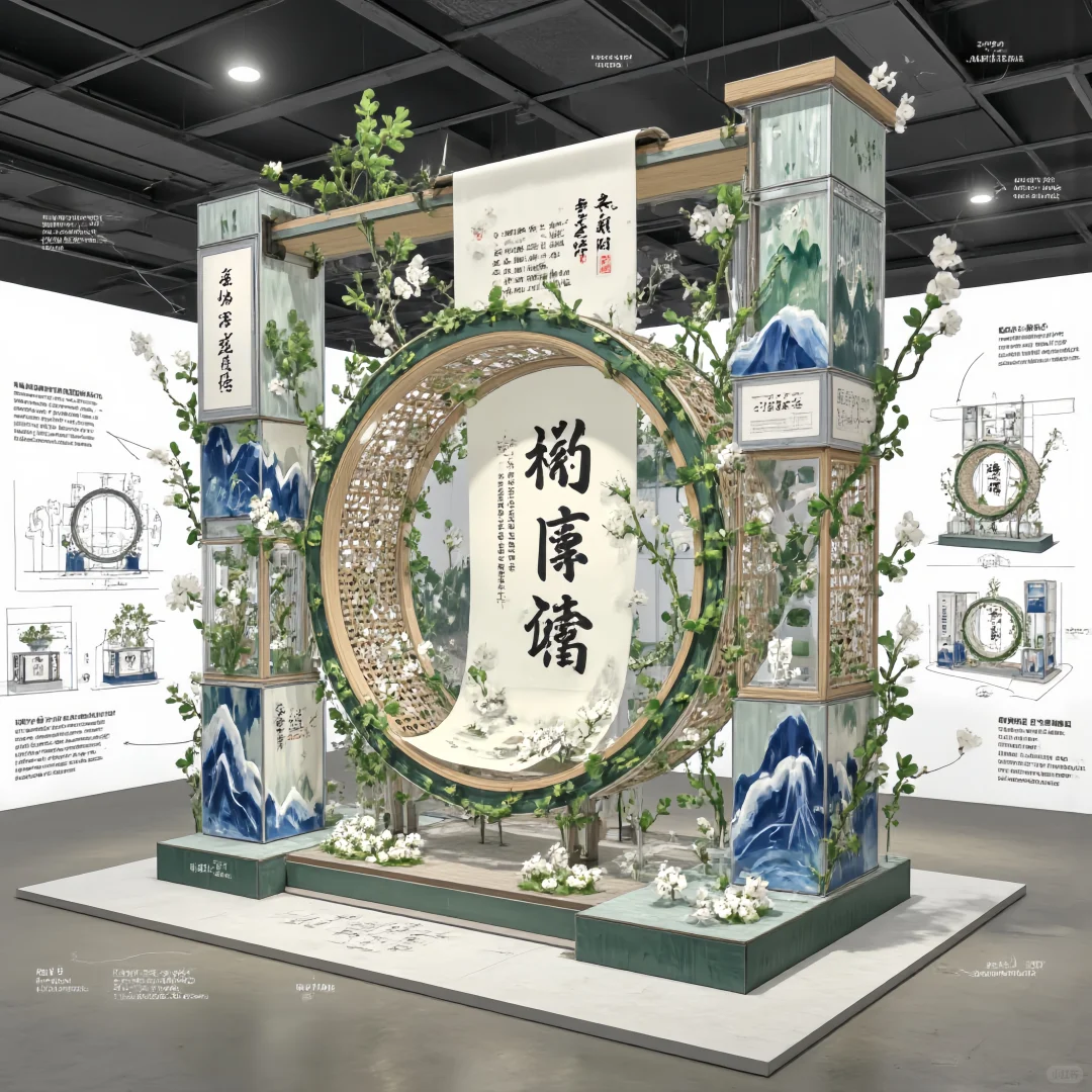 ✨当传统东方美学撞上当代艺术装置