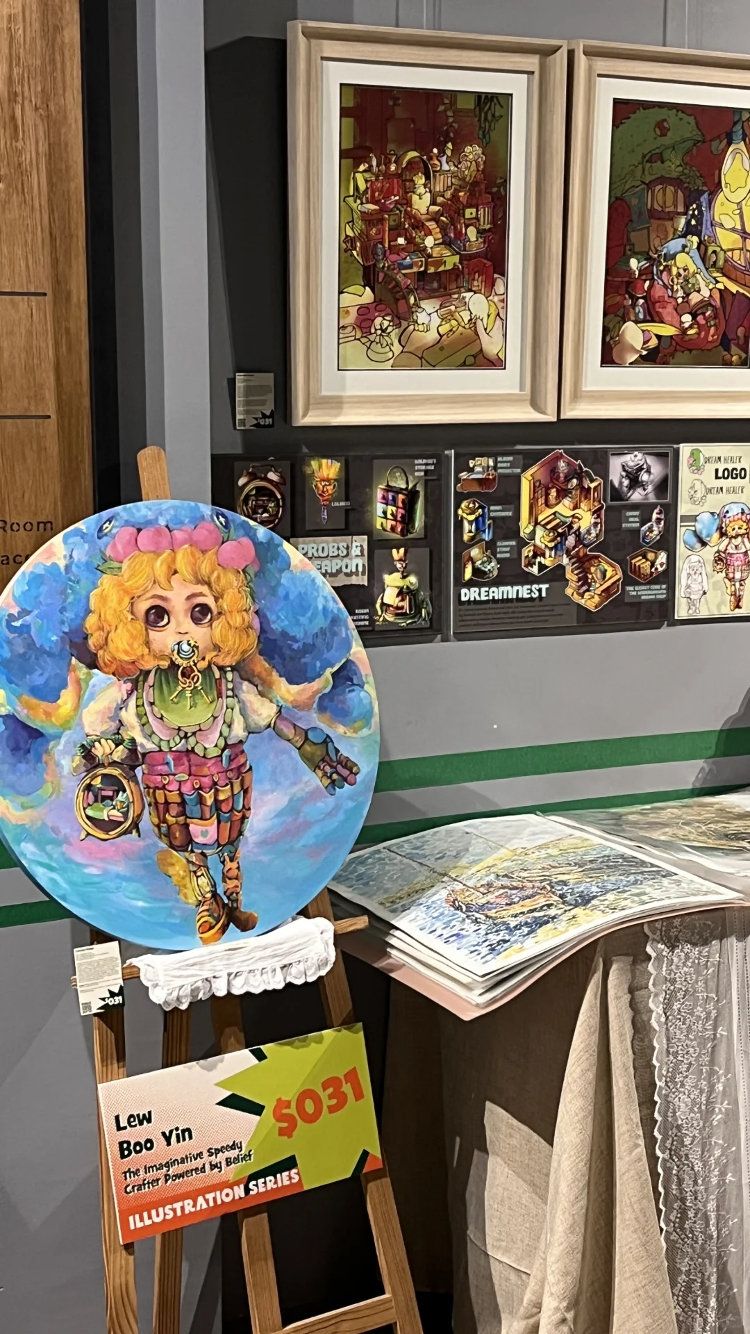 ??我的插画毕业展顺利开幕啦