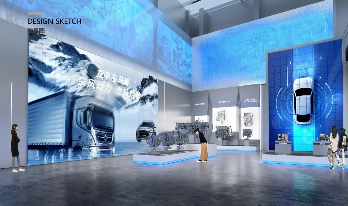 东风汽车博物馆工业历史展厅设计