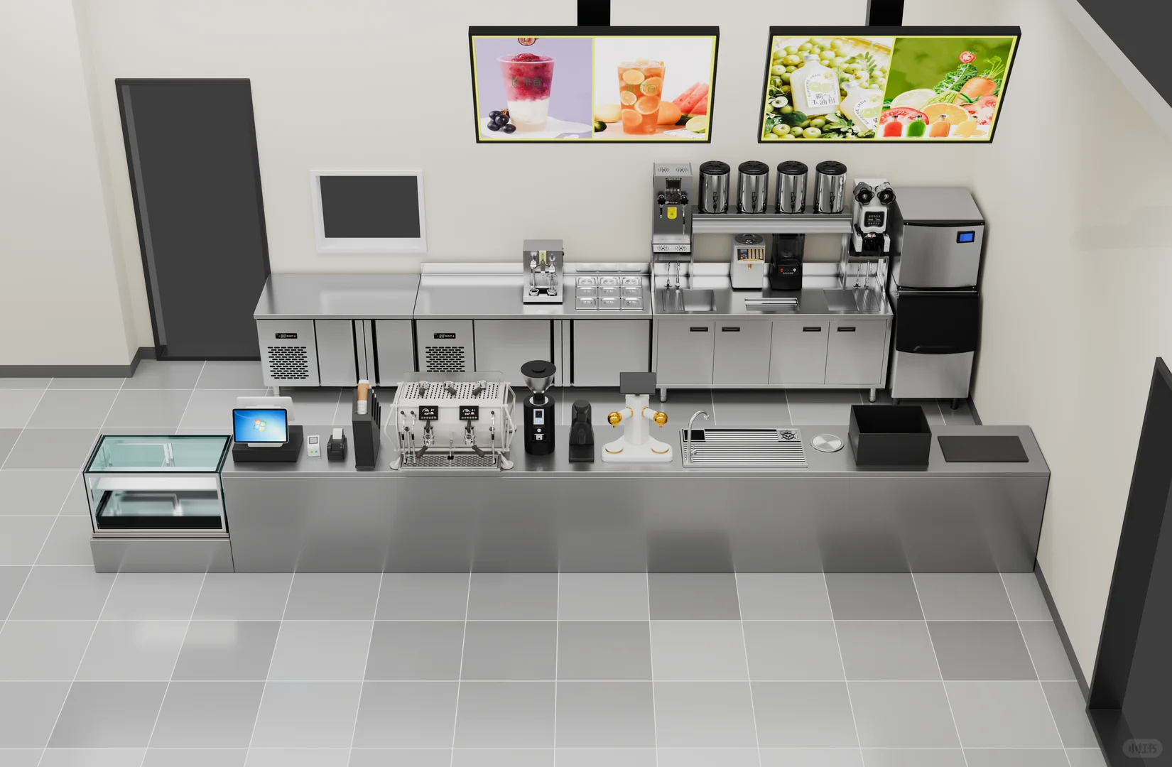 奶茶咖啡设备+原材料工厂直供一站式服务