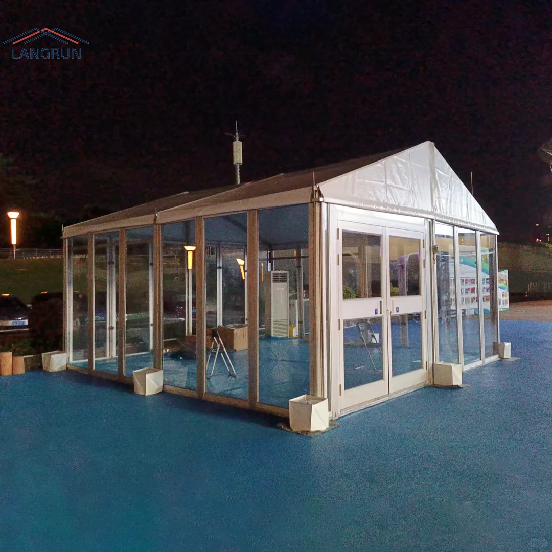 玻璃篷房，展销篷房，特卖会帐篷~