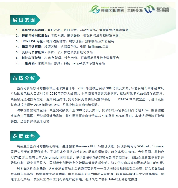 2026年5月墨西哥食品饮料展